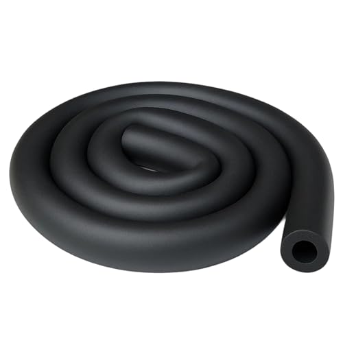 1 Stück Rohrisolierung Schaumstoff Schwarz Ø 22mm, Isolierung Heizungsrohre, Rohrisolierung Außenbereich, 1.8Meter Länge, Wärmedämmung für DIY Projekte, Fitnessgeräte und Werkzeuge