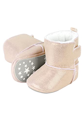 Sterntaler Mädchen Baby Schuhe Babyschuh Glitzer, Rosa, 19-20 EU