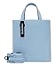 Liebeskind Berlin Carter Paper Bag, Clear Sky, Small (HxBxT 25cm x 20.5cm x 11.5cm)
