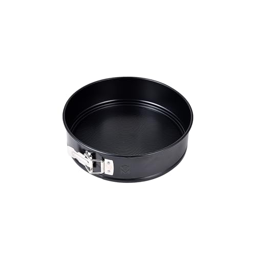 MasterPro FOODIES COLLECTION - Molde Desmontable Acero al Carbono - Base Ondulada Antiadherente - Cerradura de Acero - Apto para Horno y Microondas - Fácil de Limpiar, 40 cm