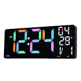 Grand écran pour une visualisation facile : la taille de 39 x 7 x 3,2 cm assure une excellente visibilité, ce qui le rend pour une utilisation à la maison et au bureau où le chronométrage est essentiel.