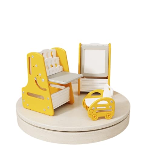 お絵描きボード イーゼル付き 3in1画板/収納/本棚/机 多機能テーブルチェア 絵本棚 知育デスク おしゃれ 軽量 テーブル 収納付き お絵描き磁気 (B)