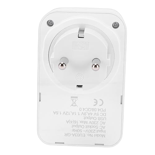 Jeffergarden Adaptateur de Prise à 2 Broches avec PD 20 W Type C et QC 18 – vue 6