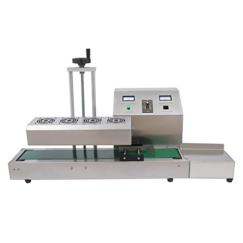 Automatic Sealer Continuous Induction Sealing Machine Bottle Cap Automatic Sealer 1800W 20-100mm Bottle Cap for Sealing Mouth Of Non-Metallic Bottles Such as Plastic and Glass
