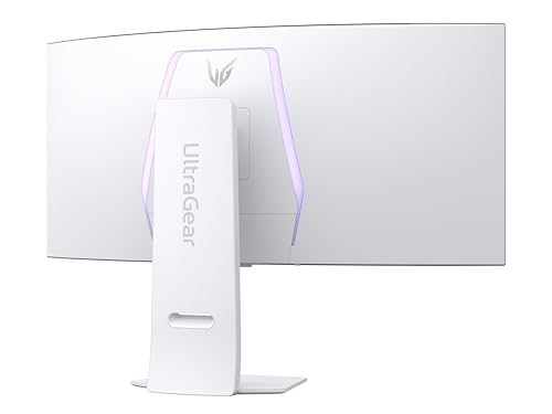 UltraGear OLED 39GS95QE Monitor Gaming 39", 21:9 Curvo (800R), WQHD (3440x1440), OLED, 240Hz, 0,03ms (GtG), G-Sync, FreeSync Premium Pro, HDR 400 True Black, HDMI 2.1, DisplayPort, Bianco - Monitor - Immagine 10