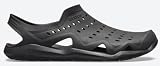 crocs Męskie sandały Swiftwater Wave Croslite wodoodporne, Czarny Black Black 060b, 41/42 EU