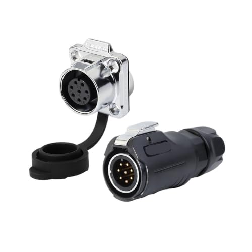 Conector M12 IP68 para montaje en panel de maquinaria industrial 2