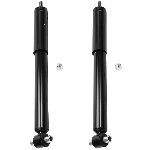 Image of Detroit Axle - FWD Rear Shocks Kit for 2001-2009 Volvo S60, 1999-2006 S80, 2001-2007 V70, 2 Complete Shock Absorbers Assembly 2 Sway Bar End Links 2002 2003 2004 2005 Replacement