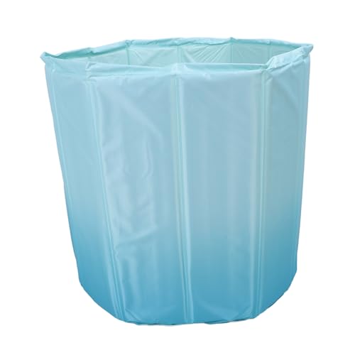 Tina de Baño de Hielo Plegable, Bañera Plegable Universal de Hielo Caliente Bañera Fría Portátil para Adultos (80cm)
