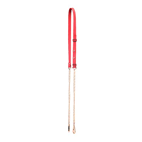 Amorar Mode Damen Taschengurt Ersatz Kette Trageriemen Schulterriemen Schultergurt Tragegurt Leder-Kettenriemen Schultertasche Ersatz Kettenbügel für Geldbörse Handtaschen DIY Zubehör 120-128cm Cover