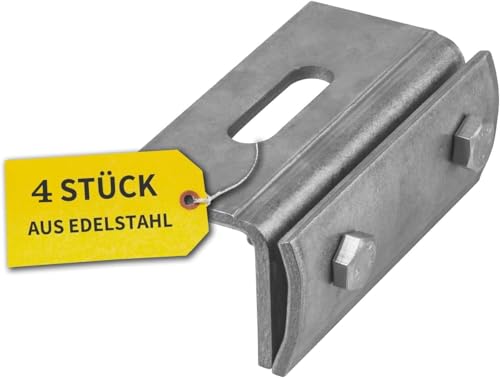 Avoltik 4x Dachfalzklemme Edelstahl Solarmodul Befestigung