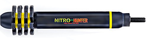Pine Ridge Archery Nitro Hunter Stabilizer, Black/Yellow, 7.5