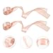 KESYOO 2pcs Pink Satin Ballet Shoe Ribbons Comfortable Dance Show Accessories for Women Soft Satin Ties for Pointe Shoes for Performances and Practice