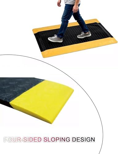 Ergonomic Anti-Fatigue Workplace Mat, 23.6" Thick Soft Comfort Mat for Soreness Relief, Non-Slip Floor Mat for Office & Home (70x120CM)