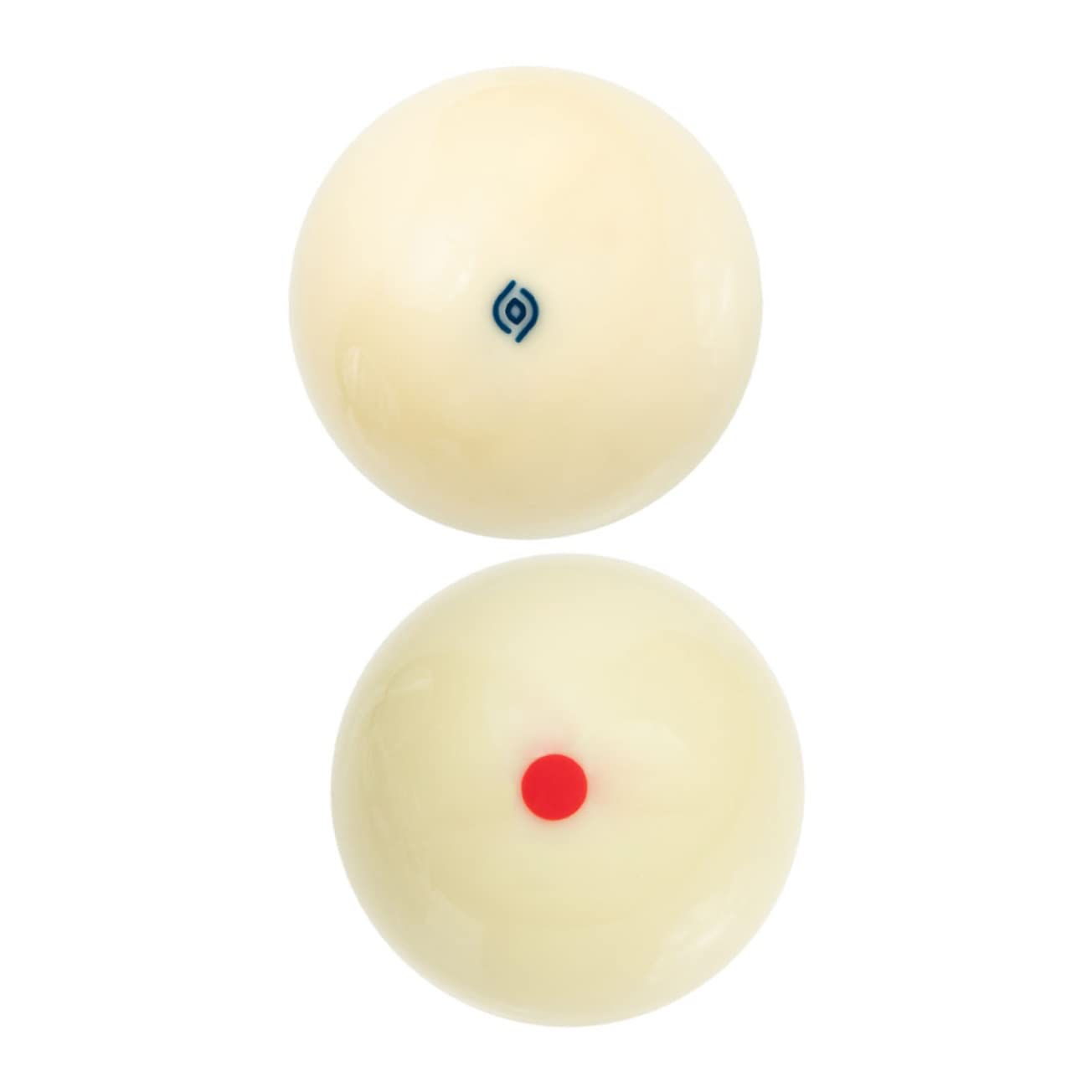 NAMOARLY 2Pcs Wear Resistant Billiard White Balls Replaceable Balls for Professional Pool Play for Training and Game Rooms Durable Material
