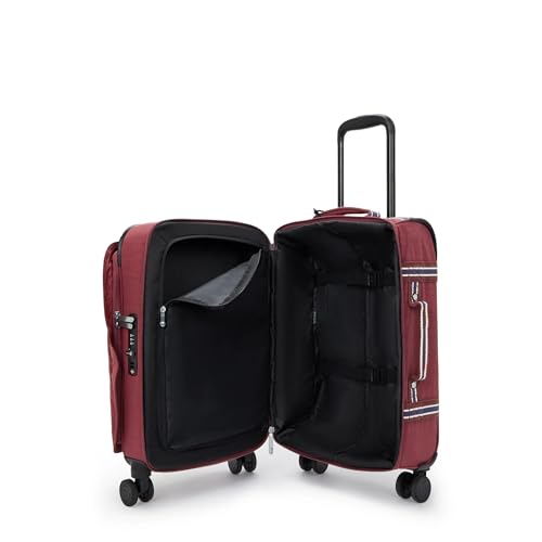 Kipling Women's Spontaneous Small Softside Spinner Wheel Luggage, Integrated TSA Accepted Lock3