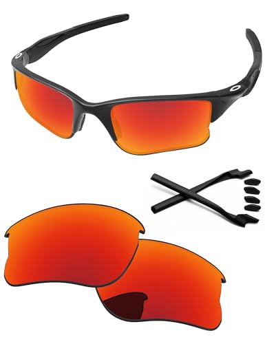 Image of Replacement Lenses & Rubber Kits for Oakley Half Jacket 2.0 XL OO9154 62mm - Precise Fit, UV Block, Impact Resistant