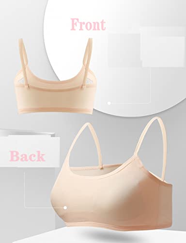 Bras for Girls Training Cotton Bras Wireless Light Padded Sports Bra 8-16 Years Girl's2