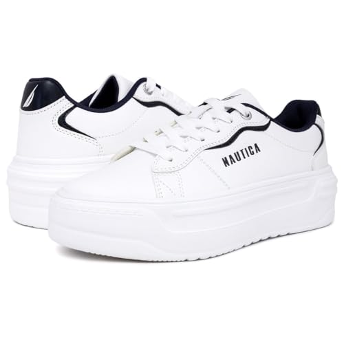 Image of Nautica Women Fashion Sneaker Lace-Up Tennis Casual Shoes for Ladies