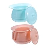Matériau durable : fabriqué avec un matériau épaissi pour une stabilité et une utilisation améliorées, idéal pour urgences à la maison ou en voyage, crachoir de chevet, urinoir pour enfants