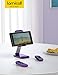 Lamicall Purple Phone Holder for Desk - Dark Purple Cellphone Stand Desk Accessories Desktop Office Must Have, Gifts for iPhone 17 16 15 14 13 Pro Max Mini, 12 11 XR X 8 7 6 Plus SE, 4-8'' Smartphone