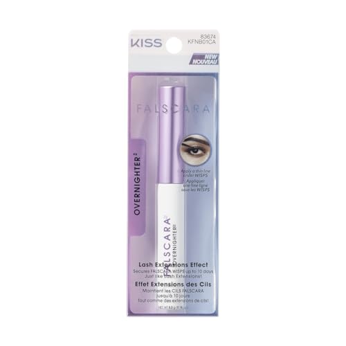 KISS FALSCARA False Lash Clusters Overnighter Long Wear Sealer – Net Wt. 5.2 g (0.18 oz.)