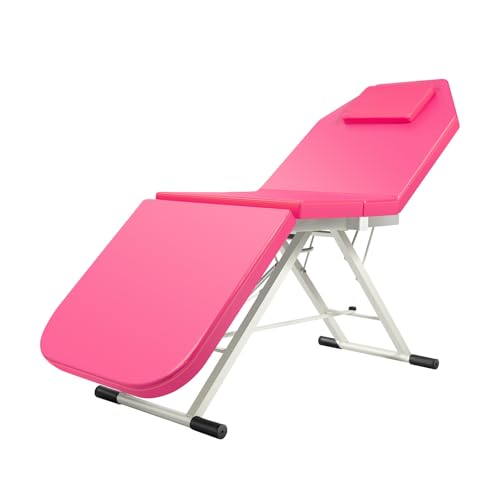 BREXOLP Camillas de masaje para salones de belleza, camillas de masaje portátiles, camillas de masaje plegables ajustables, fáciles de transportar, adecuadas para salones de spa, estudios de tatuaje y