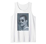 Freddie Mercury Official Blue Shades Photo Tank Top