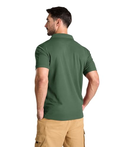 ZITY 3 Pack Mens Polo Shirts Short Sleeve Golf Moisture-Wicking Shirts for Men2