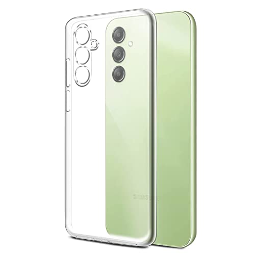 Image of COVERBLACK Soft Rubber Silicon Clear Case Back Cover Compatible for Samsung Galaxy A17 5G - Transparent