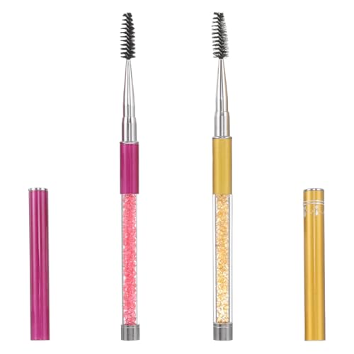 FOYTOKI Eyelash Applicator Brush Set for Lash Extensions Portable Makeup Tools