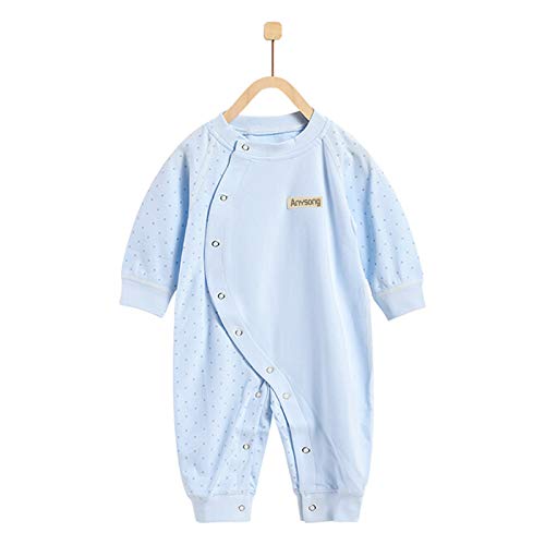 Anysong Baby Footed Cotton Long Sleeve Romper Animal Printed Jumpsuit Sleeper Sleep and Play