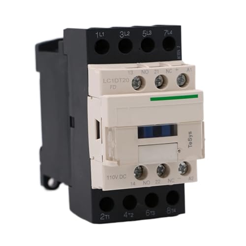 Contacteur LC1DT20FD pour automatismes industriels et contrôle de charge 20A en 110V DC