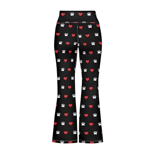 Dolyues Girls Bell Bottoms Flared Pants Leggings for Girls' Activewear Leggings Full Length High Waist Trousers2