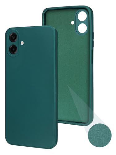 Image of Jkobi Back Case Cover for Samsung Galaxy A07 5G | F70e 5G (Inside Fiber Cloth with Matte Finish Silicone |Green)