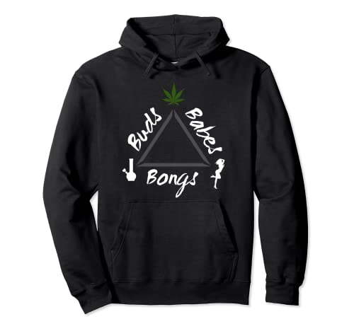 Buds Babes Weed Druffi Trippy - Bongs Sudadera con Capucha