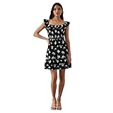 dorothy perkins chaussure taille 40 Diseño: Floral. Dorothy Perkins - Vestido Corto Floral para Mujer (42 EU) (Negro)