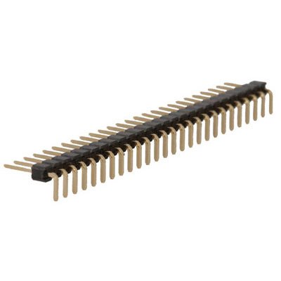 Jameco Valuepro RMH26 Header, Right Angle, Male, 1 Row, 26 Pin, 0.1 CTR.025 PST, 0.27 Gold Tail, 0.23 Height (Pack of 10)