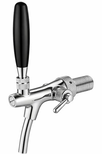 ich-zapfe Rubinetto per Birra compensatore, Rubinetto - Acciaio Inossidabile