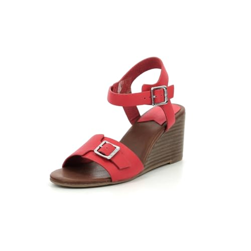 Kickers Kick Vodou, Sandalia con talón Mujer, Rojo, 37 EU