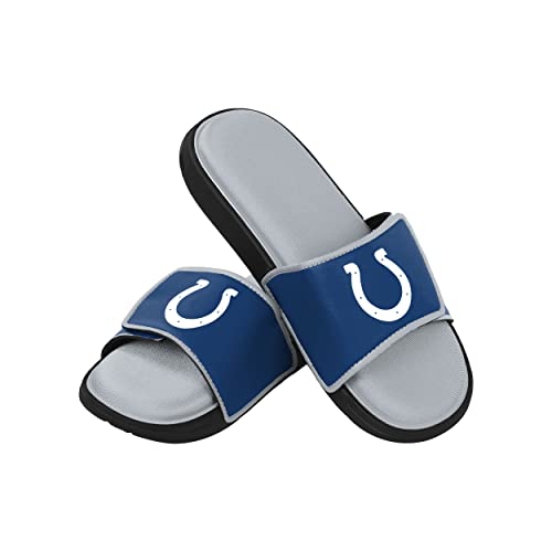 Image of FOCO mens NFL Team Logo Sport Shower Foam Slide Flip Flop Sandals