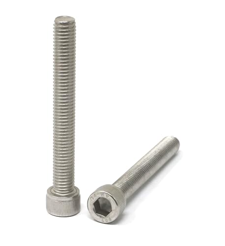 Image of iexcell 5 Pcs M10 x 80mm Thread Pitch 1.5 mm Stainless Steel 304 Hex Socket Head Cap Screws Bolts Kit