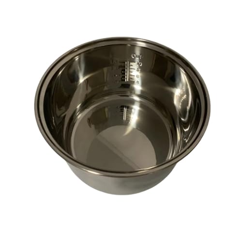 SQJZWOD 304 Stainless Steel Rice Cooker Inner Liner .Compatible with Panasonic SR-TMH18. Replacement Inner Bowl