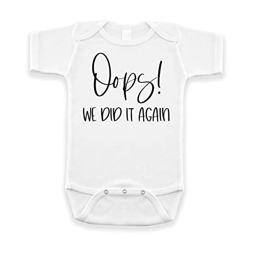 Oops, We Did it Again Surprise Pregnancy Announcement 2nd, 3rd, 4th Baby