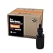 The Bottle Depot - 72 Pack - 1 oz Glass Bottle with Dropper - Black Frosted - 20-400 Neck Finish - Boston Round Bottles - UV Rays Protection
