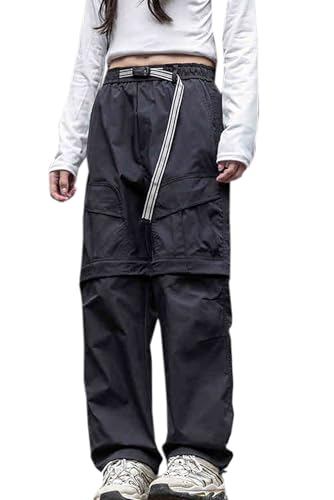 Cromoncent Womens Lightweight Water Resistant Convertible Zip Off Hiking Pants