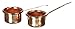 International Miniatures by Classics Dollhouse Miniature Set of 2 Copper Saucepans