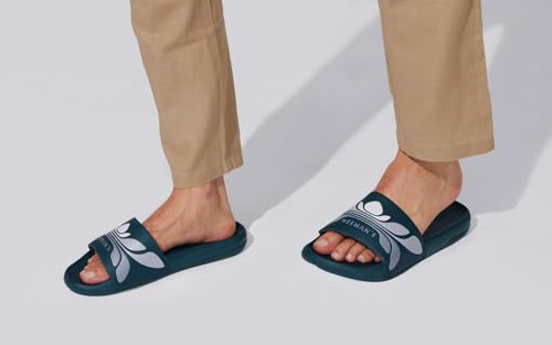 Image of Neeman's Breather Slides for Men | Open Toe Indoor & Outdoor Slippers for Boys | Comfortable & Flexible