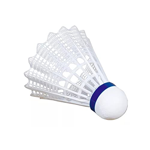 Wilson Badminton-Ball, Championship Shuttlecocks, 6-er Dose, 78 Grains, Weiß, Kunststoff/Naturkork, WRT6042WH78, One Size