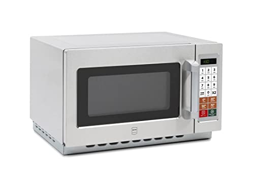 METRO Professional Micro-ondes GMW1034S, Acier Inoxydable, 55.3 x 48.5 x 34.3 cm, 1400 W, 34 L, 100 Programmes, Minuterie 60 minutes